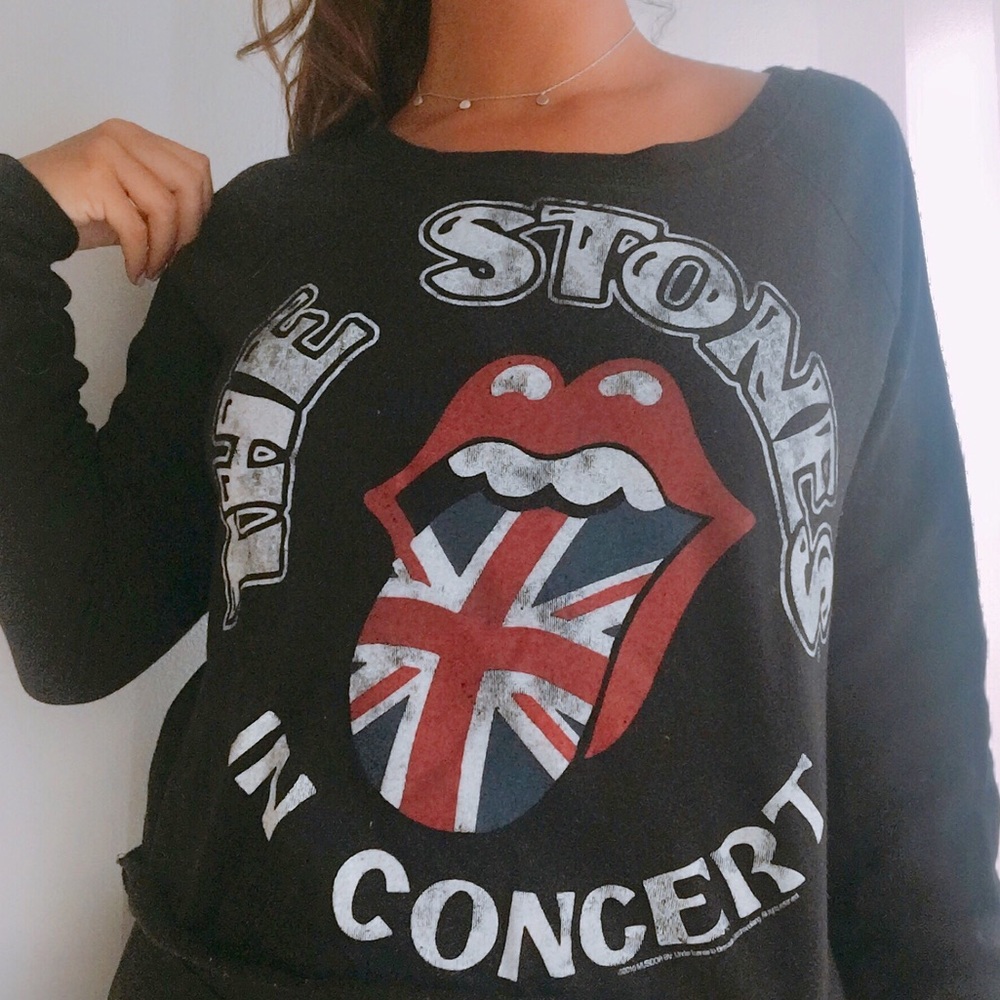 Rolling Stones cropped Sweatshirt